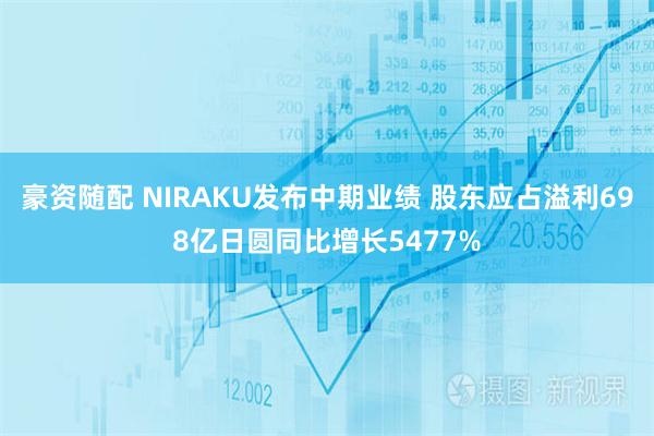 豪资随配 NIRAKU发布中期业绩 股东应占溢利698亿日圆同比增长5477%