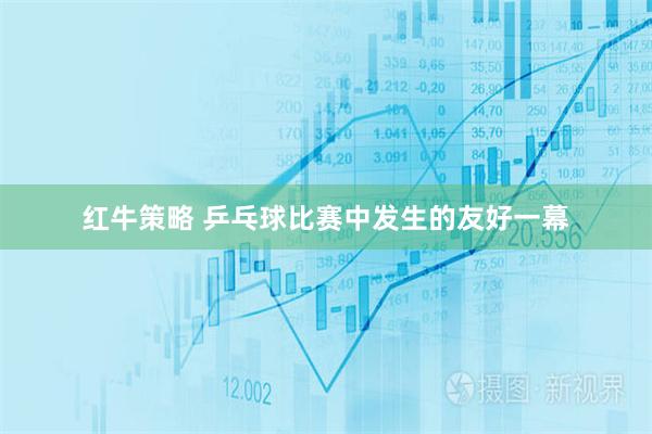 红牛策略 乒乓球比赛中发生的友好一幕