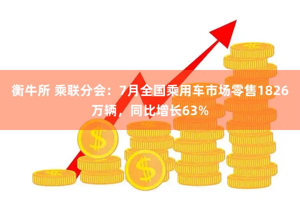 衡牛所 乘联分会：7月全国乘用车市场零售1826万辆，同比增长63%